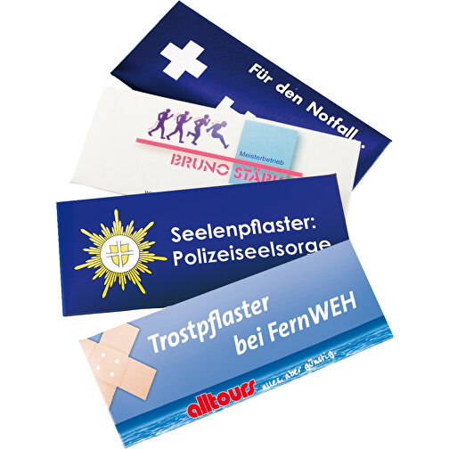 Pflastermäppchen Pocket - Deutschland , Karton, 4,00cm x 0,30cm x 9,50cm (Länge x Höhe x Breite), Bild 3