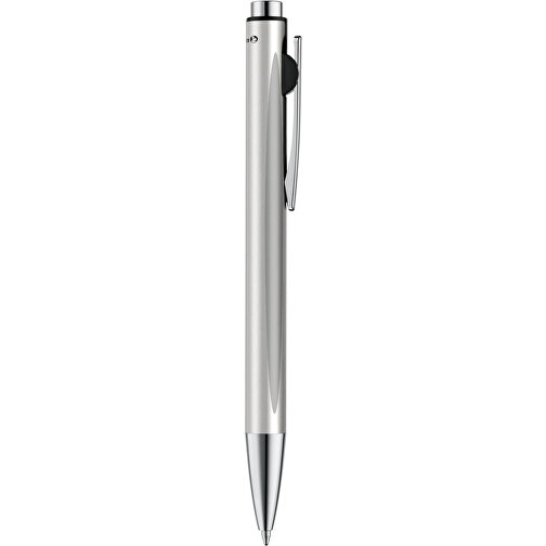 Pelikan Kugelschreiber Snap , Pelikan, silber/silber, Aluminium, 16,00cm x 2,50cm x 2,50cm (Länge x Höhe x Breite), Bild 1