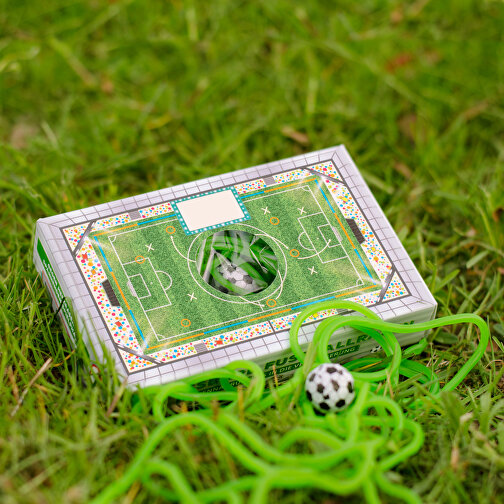 Box Essbarer Fußballrasen , Kartonbox, Folientüte, 1,27cm x 8,10cm x 2,60cm (Länge x Höhe x Breite), Bild 2