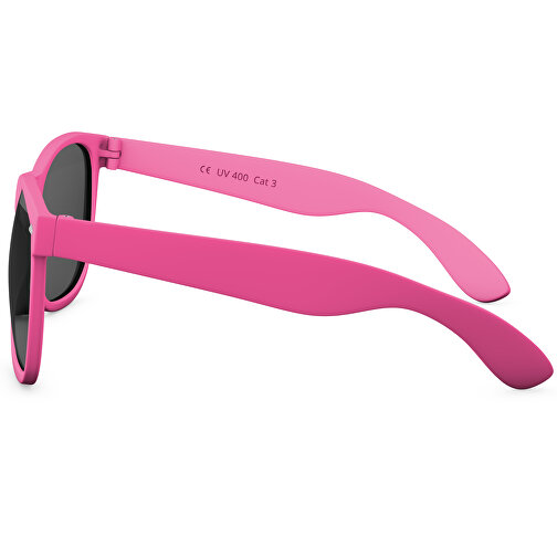 SunShine Soft-Touch - UV 400 , Promo Effects, pink Soft-Touch, Rahmen aus Polycarbonat und Glass aus AC, 14,50cm x 4,80cm x 15,00cm (Länge x Höhe x Breite), Bild 3