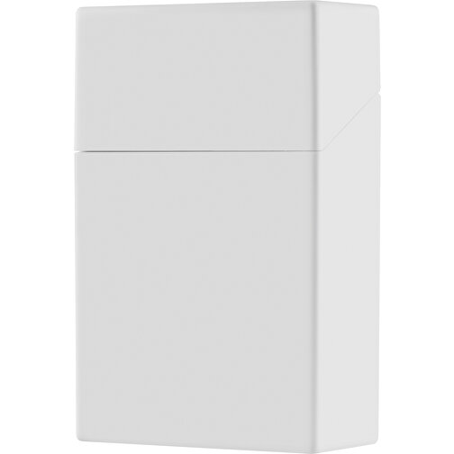 ZORR Zigarettenbox Rubber , weiß, Kunststoff, 9,70cm x 3,00cm x 6,30cm (Länge x Höhe x Breite), Bild 1