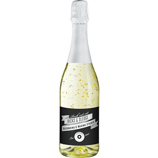 Golden Flakes - Flasche Klar , weiß, Glas, 8,30cm x 30,00cm x 8,30cm (Länge x Höhe x Breite), Bild 1