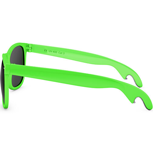 SunShine Cheers Glänzend - UV 400 , Promo Effects, grün glänzend, Rahmen aus Polycarbonat und Glass aus AC, 14,50cm x 4,80cm x 15,00cm (Länge x Höhe x Breite), Bild 3