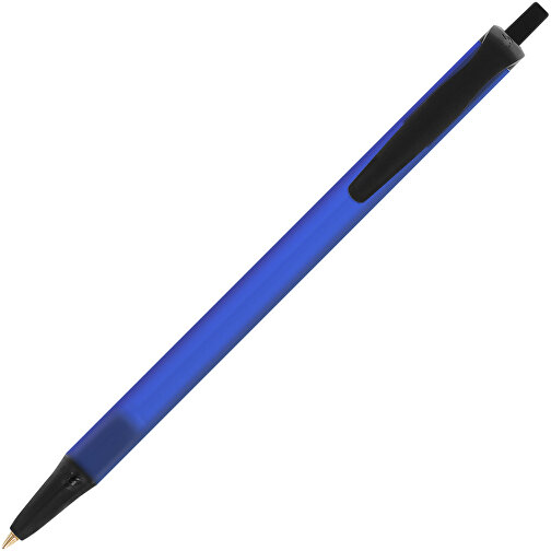 BIC® Clic Stic Kugelschreiber , BiC, gefr. dunkelblau/schwarz, Kunststoff, 14,00cm x 1,20cm (Länge x Breite), Bild 2