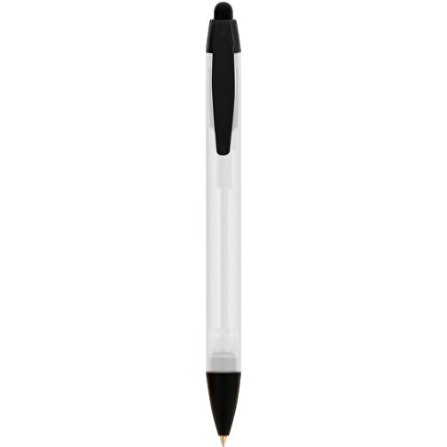 BIC® Wide Body™ Kugelschreiber , BiC, gefr. transparent/weiß, Kunststoff, 14,20cm x 1,50cm (Länge x Breite), Bild 1