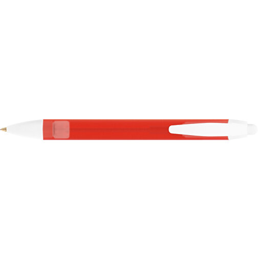 BIC® Wide Body™ Kugelschreiber , BiC, gefr. rot/weiss, Kunststoff, 14,20cm x 1,50cm (Länge x Breite), Bild 3