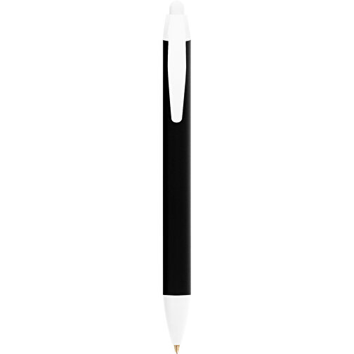 BIC® Wide Body™ Kugelschreiber , BiC, schwarz/weiss, Kunststoff, 14,20cm x 1,50cm (Länge x Breite), Bild 1