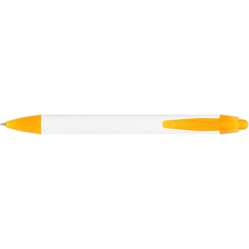 BIC® Wide Body™ Kugelschreiber , BiC, weiß/gefr. orange, Kunststoff, 14,20cm x 1,50cm (Länge x Breite), Bild 3
