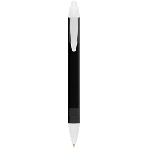 BIC® Wide Body™ Kugelschreiber , BiC, weiss/gefr. transparent, Kunststoff, 14,20cm x 1,50cm (Länge x Breite), Bild 1
