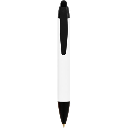BIC® Wide Body™ Mini Digital Kugelschreiber , BiC, weiß/schwarz, Kunststoff, 11,60cm x 1,50cm (Länge x Breite), Bild 1