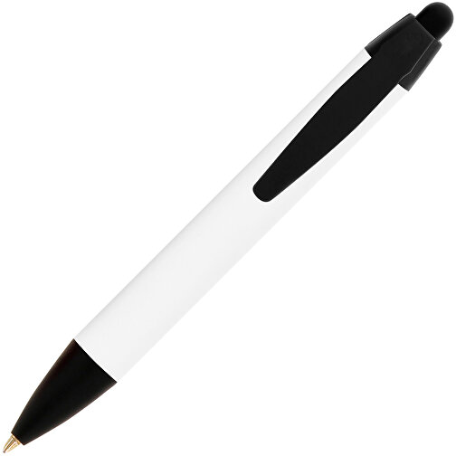 BIC® Wide Body™ Mini Digital Kugelschreiber , BiC, weiss/schwarz, Kunststoff, 11,60cm x 1,50cm (Länge x Breite), Bild 2