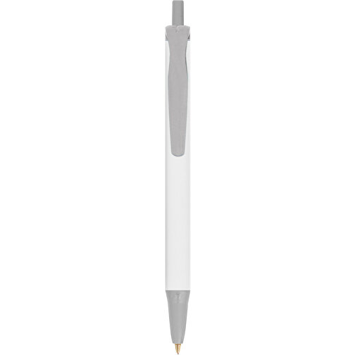 BIC® Clic Stic Mini Digital Kugelschreiber , BiC, weiß/metallgrau, Kunststoff, 11,20cm x 1,20cm (Länge x Breite), Bild 1