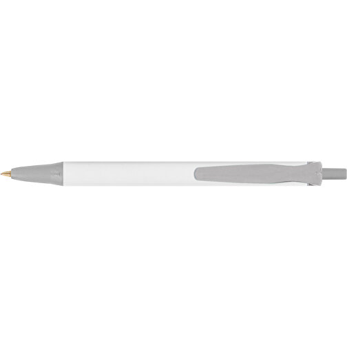 BIC® Clic Stic Mini Digital Kugelschreiber , BiC, weiss/metallgrau, Kunststoff, 11,20cm x 1,20cm (Länge x Breite), Bild 3