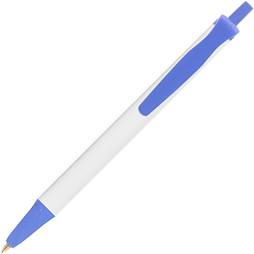BIC® Clic Stic Mini Digital Kugelschreiber , BiC, weiß/blau, Kunststoff, 11,20cm x 1,20cm (Länge x Breite), Bild 2