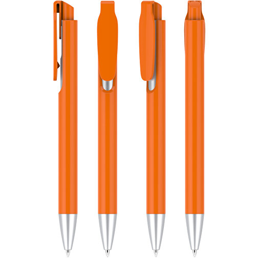 Kugelschreiber – Fanny , Promo Effects, orange, Kunststoff, 14,00cm x 1,10cm (Länge x Breite), Bild 7