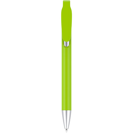 Kugelschreiber – Fanny , Promo Effects, grün, Kunststoff, 14,00cm x 1,10cm (Länge x Breite), Bild 4