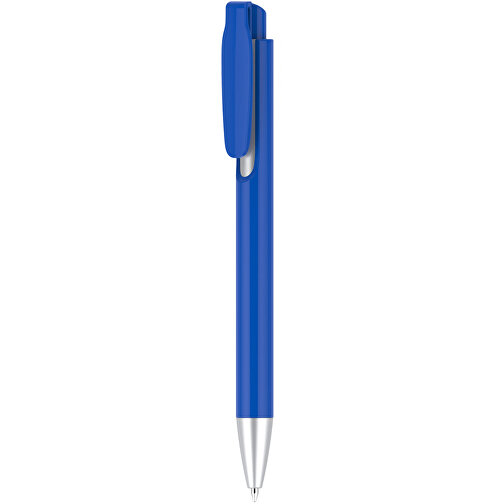 Kugelschreiber – Fanny , Promo Effects, dunkelblau, Kunststoff, 14,00cm x 1,10cm (Länge x Breite), Bild 1