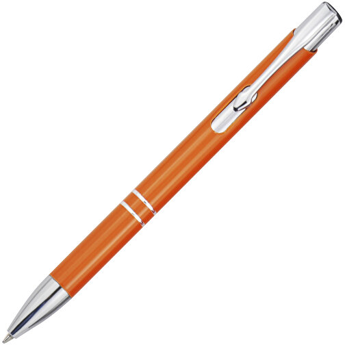 Moneta Druckkugelschreiber Aus Aluminium , orange, Aluminium, 13,50cm (Höhe), Bild 2