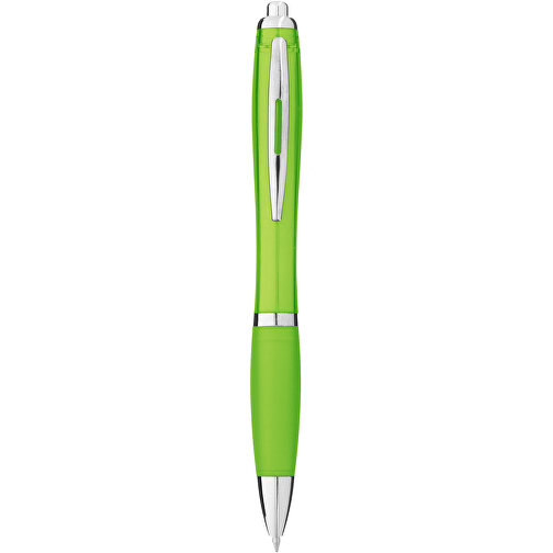 Nash Kugelschreiber Mit Farbigem Schaft Und Griff , limone, ABS Kunststoff, 14,00cm (Länge), Bild 1
