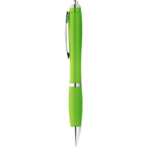 Nash Kugelschreiber Mit Farbigem Schaft Und Griff , limone, ABS Kunststoff, 14,00cm (Länge), Bild 2