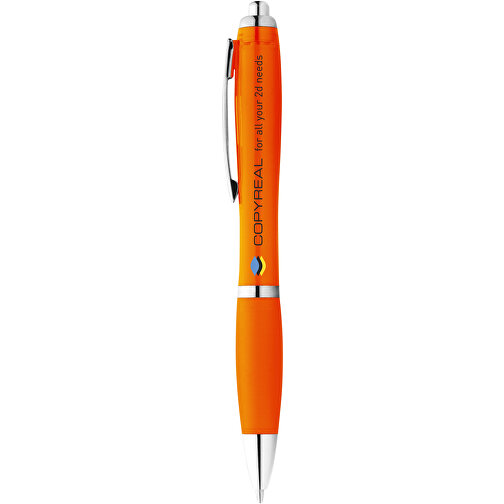 Nash Kugelschreiber Mit Farbigem Schaft Und Griff , orange, ABS Kunststoff, 14,00cm (Länge), Bild 5