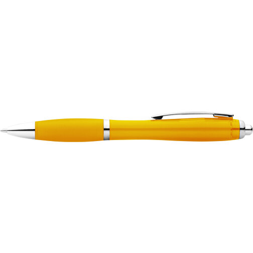 Nash Kugelschreiber Mit Farbigem Schaft Und Griff , gelb, ABS Kunststoff, 14,00cm (Länge), Bild 4