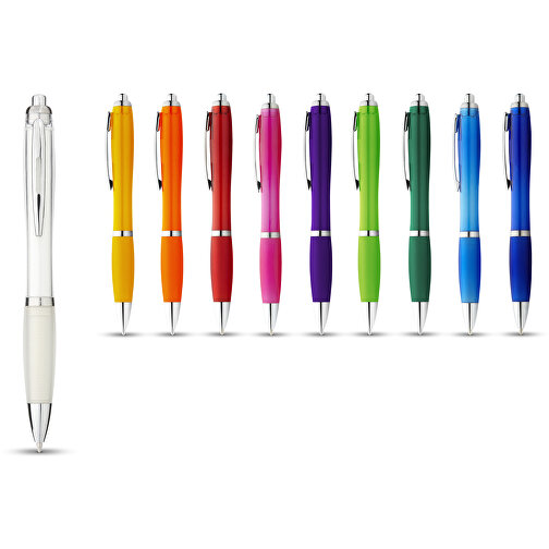 Nash Kugelschreiber Mit Farbigem Schaft Und Griff , aquablau, ABS Kunststoff, 14,00cm (Länge), Bild 7