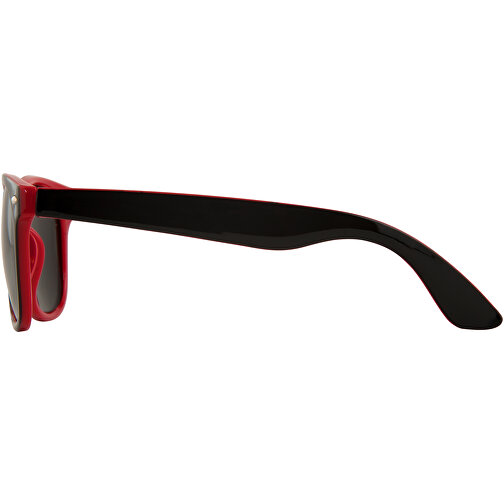 Sun Ray Sonnenbrille Mit Zweifarbigen Tönen , rot / schwarz, PC Kunststoff, 14,50cm x 5,00cm x 15,50cm (Länge x Höhe x Breite), Bild 5
