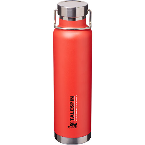 Thor 650 Ml Kupfer-Vakuum Isoliersportflasche , rot, Edelstahl, 27,20cm (Höhe), Bild 3