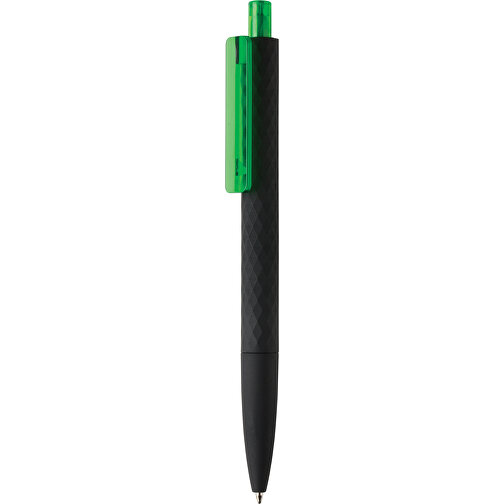 X3-Black Mit Smooth-Touch, Grün , grün, ABS, 14,00cm (Höhe), Bild 1
