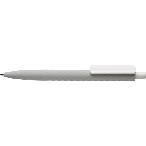 X3-Stift Mit Smooth-Touch, Grau , grau, ABS, 14,00cm (Höhe), Bild 3