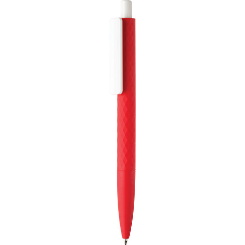 X3-Stift Mit Smooth-Touch, Rot , rot, ABS, 14,00cm (Höhe), Bild 1