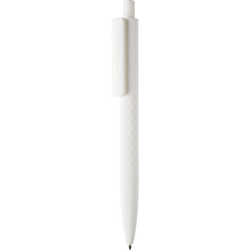 X3-Stift Mit Smooth-Touch, Weiß , weiß, ABS, 14,00cm (Höhe), Bild 1