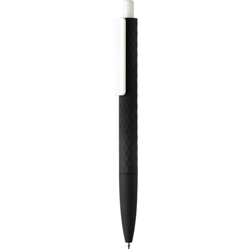 X3-Stift Mit Smooth-Touch, Schwarz , schwarz, ABS, 14,00cm (Höhe), Bild 1