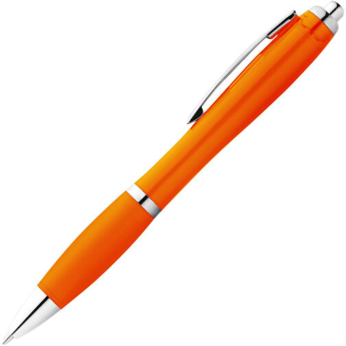 Nash Kugelschreiber Mit Farbigem Schaft Und Griff , orange, ABS Kunststoff, 14,00cm (Länge), Bild 3