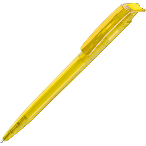 RECYCLED PET PEN Transparent , uma, gelb, Kunststoff, 14,75cm (Länge), Bild 2