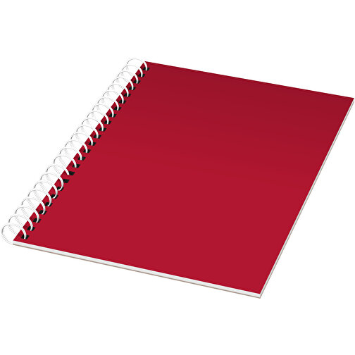 Rothko A5 Notizbuch Mit Spiralbindung , rot / weiss, Papier, 80 g/m2, PP Kunststoff, 21,00cm x 0,50cm x 14,80cm (Länge x Höhe x Breite), Bild 1