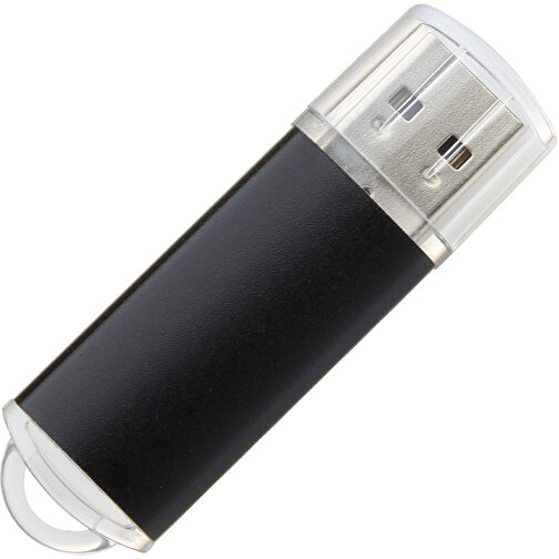 USB-Stick FROSTED Version 3.0 32GB , Promo Effects MB , schwarz MB , 32 GB , Aluminium/Kunststoff MB , 10 - 45 MB/s MB , 6,03cm x 1,80cm (Länge x Breite), Bild 1