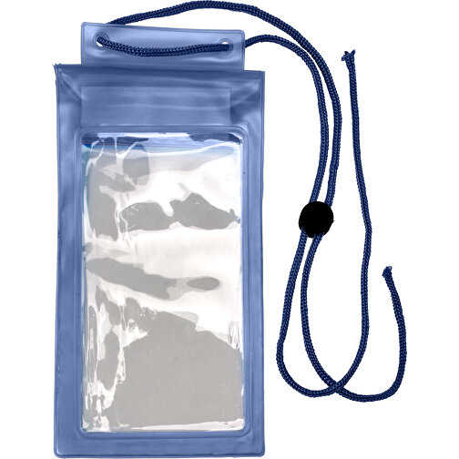 Handyschutzhülle, Wasserdicht Emily , kobaltblau, PVC, 26,50cm x 0,10cm x 11,00cm (Länge x Höhe x Breite), Bild 1