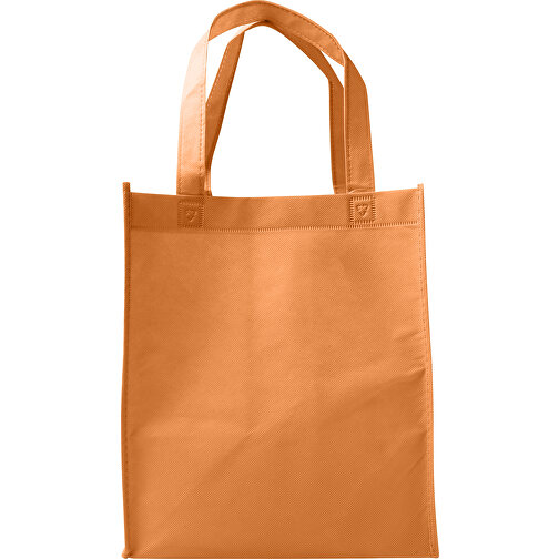 Einkaufstasche Aus Non-Woven Kira , orange, Non-woven, 30,50cm x 21,00cm x 26,50cm (Länge x Höhe x Breite), Bild 1