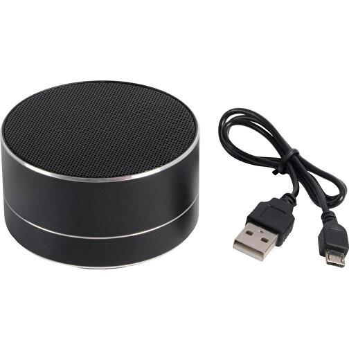 Wireless-Lautsprecher UFO , schwarz, Aluminium /Kunststoff, 4,20cm (Höhe), Bild 1