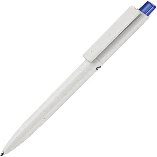 Kugelschreiber CREST RECYCLED , Ritter-Pen, grau recycled/royal-blau TR/FR, ABS-Kunststoff, 14,90cm (Länge), Bild 2