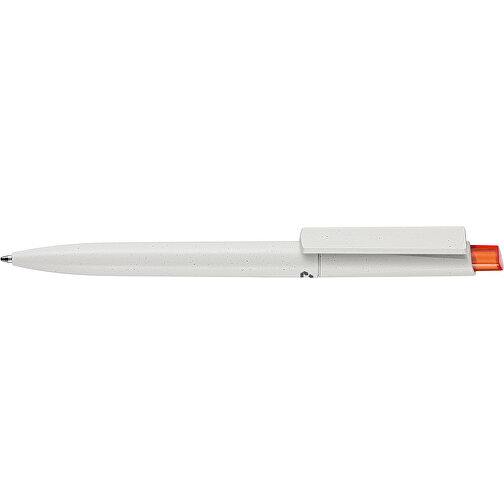 Kugelschreiber CREST RECYCLED , Ritter-Pen, grau recycled/clementine-orange TR/FR, ABS-Kunststoff, 14,90cm (Länge), Bild 3