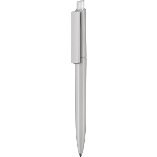 Kugelschreiber CREST RECYCLED , Ritter-Pen, grau recycled/transp. TR/FR, ABS-Kunststoff, 14,90cm (Länge), Bild 1