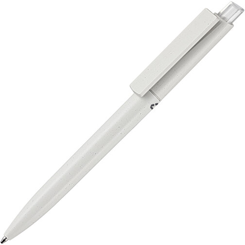 Kugelschreiber CREST RECYCLED , Ritter-Pen, grau recycled/transp. TR/FR, ABS-Kunststoff, 14,90cm (Länge), Bild 2