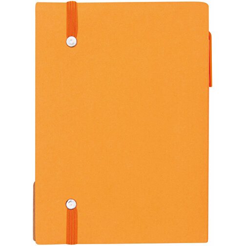 Notizbuch PENZ , orange, Papier, 15,40cm x 1,20cm x 11,20cm (Länge x Höhe x Breite), Bild 5