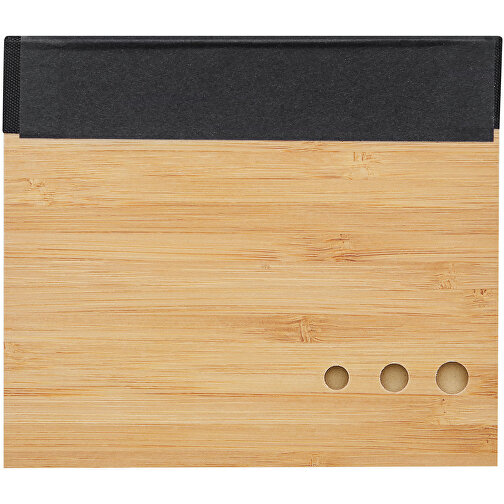 Memobox BAMBOO NOTE , braun, Papier / Bambus / Kunststoff, 12,00cm x 2,10cm x 10,80cm (Länge x Höhe x Breite), Bild 4