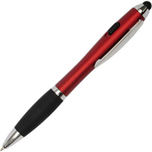 Kugelschreiber SWAY LUX , rot, Kunststoff / Metall, 14,10cm (Länge), Bild 2