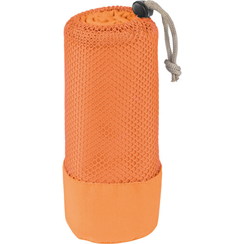 Mikrofaser-Handtuch FRESHNESS , orange, Polyester / Polyamid, 140,00cm x 70,00cm (Länge x Breite), Bild 1