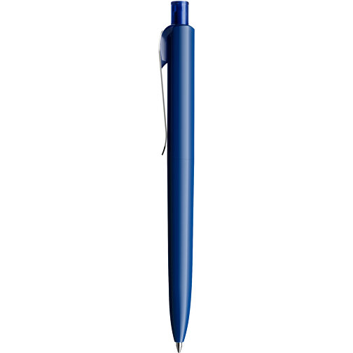 Prodir DS8 PSP Push Kugelschreiber , Prodir, marineblau/silber, Kunststoff/Metall, 14,10cm x 1,50cm (Länge x Breite), Bild 2